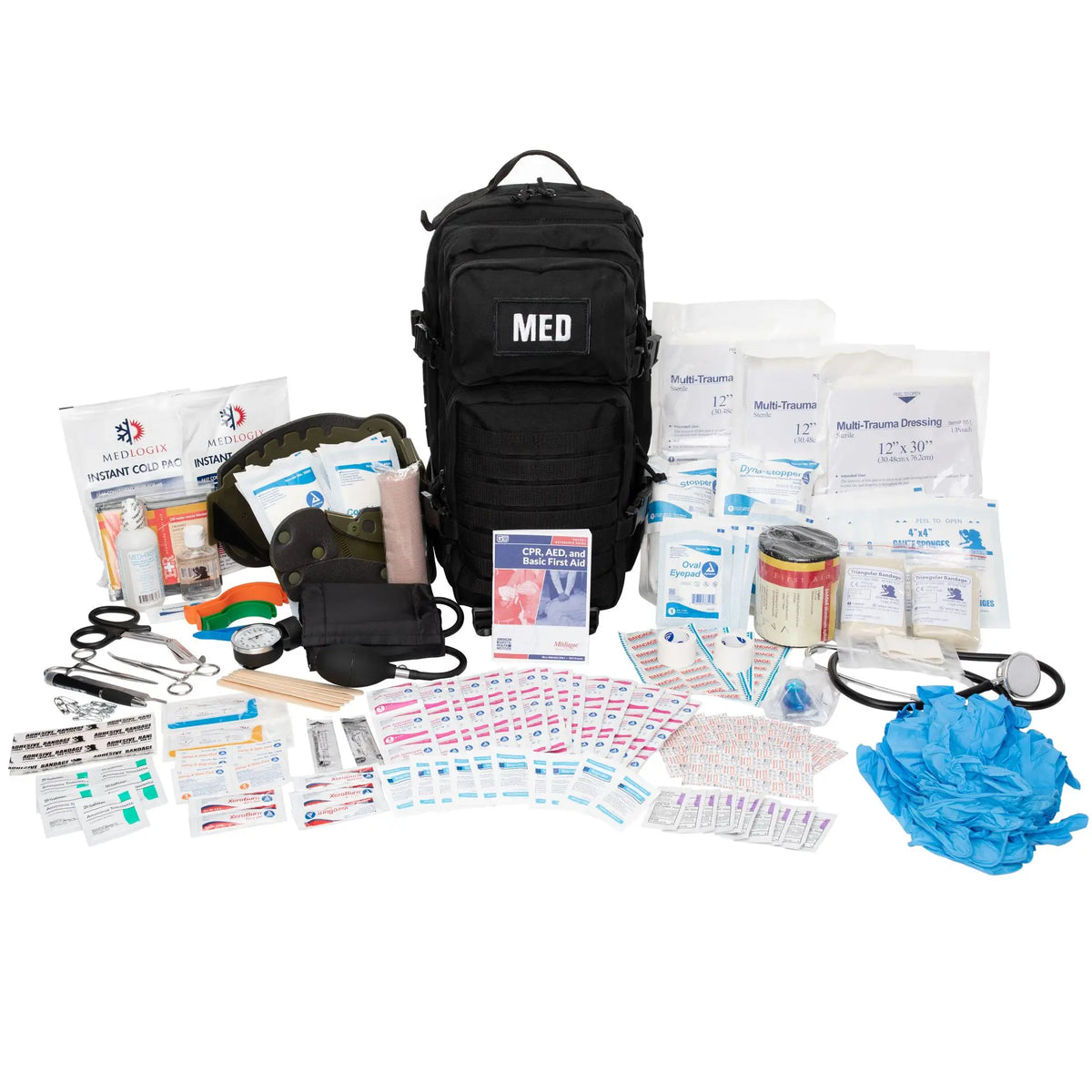 First Aid Full Tactical Trauma Kit | Black