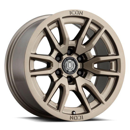 ICON Alloys Vector 6 17x8.5 6x135 +6mm Bronze Wheel — image 1