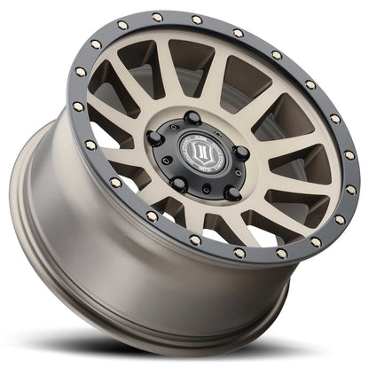 ICON Alloys Compression 17x8.5 5x150 +25mm Bronze Wheel — image 2