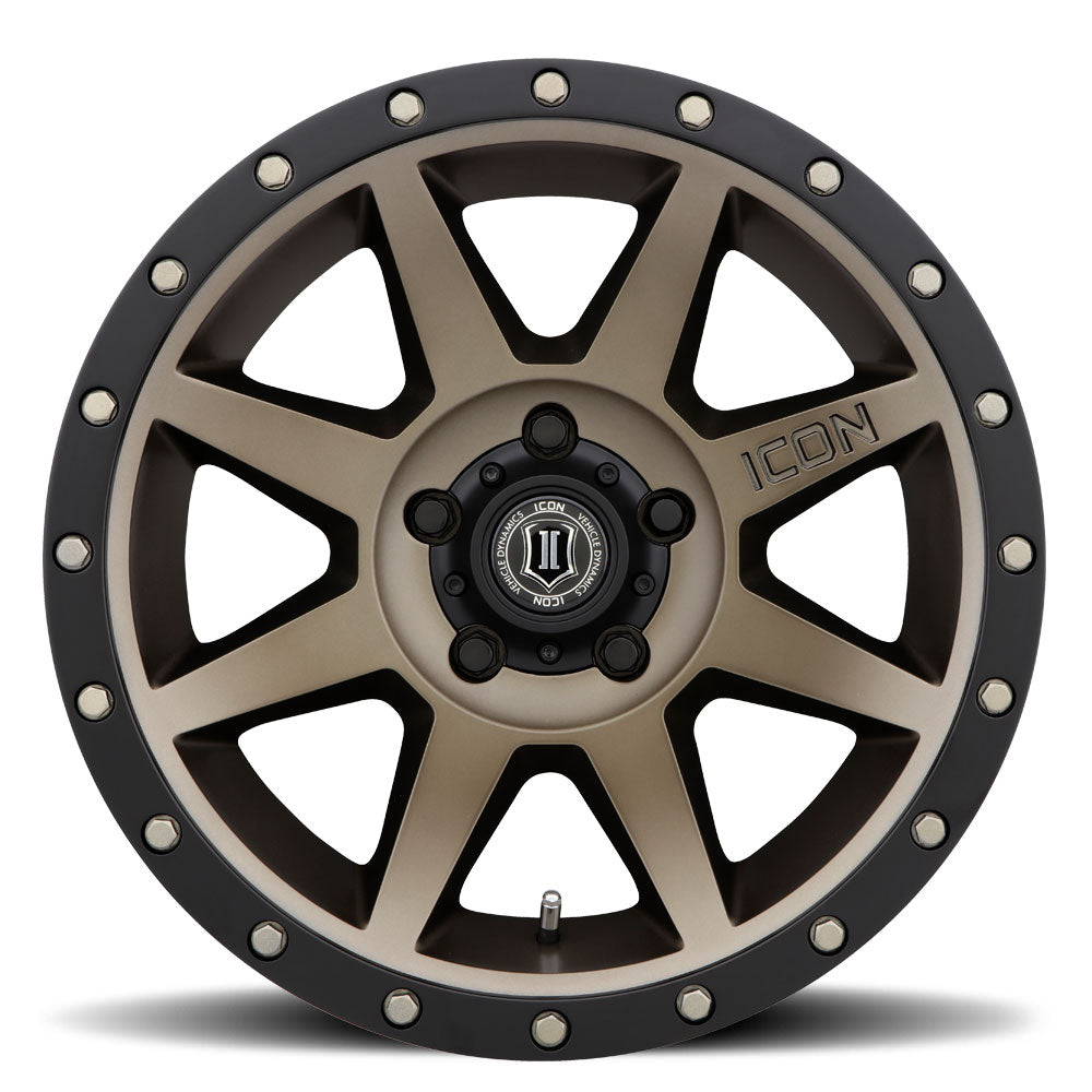 ICON Alloys Rebound 17x8.5 5x4.5 0mm Offset Bronze Wheel — image 2