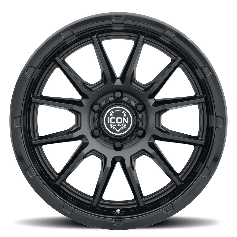 ICON Alloys Cajon 20x9 5x150 +16mm Double Black Wheel — image 2