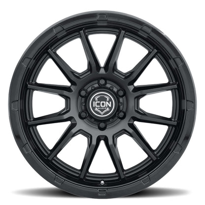 ICON Alloys Cajon 20x9 5x150 +16mm Double Black Wheel — image 2