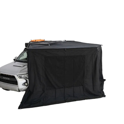 FSR 180 Awning Walls installed on the FSR 180 degree awning mounted on a Toyota 4Runner for added protection from the elements while car camping, overlanding, and off roading