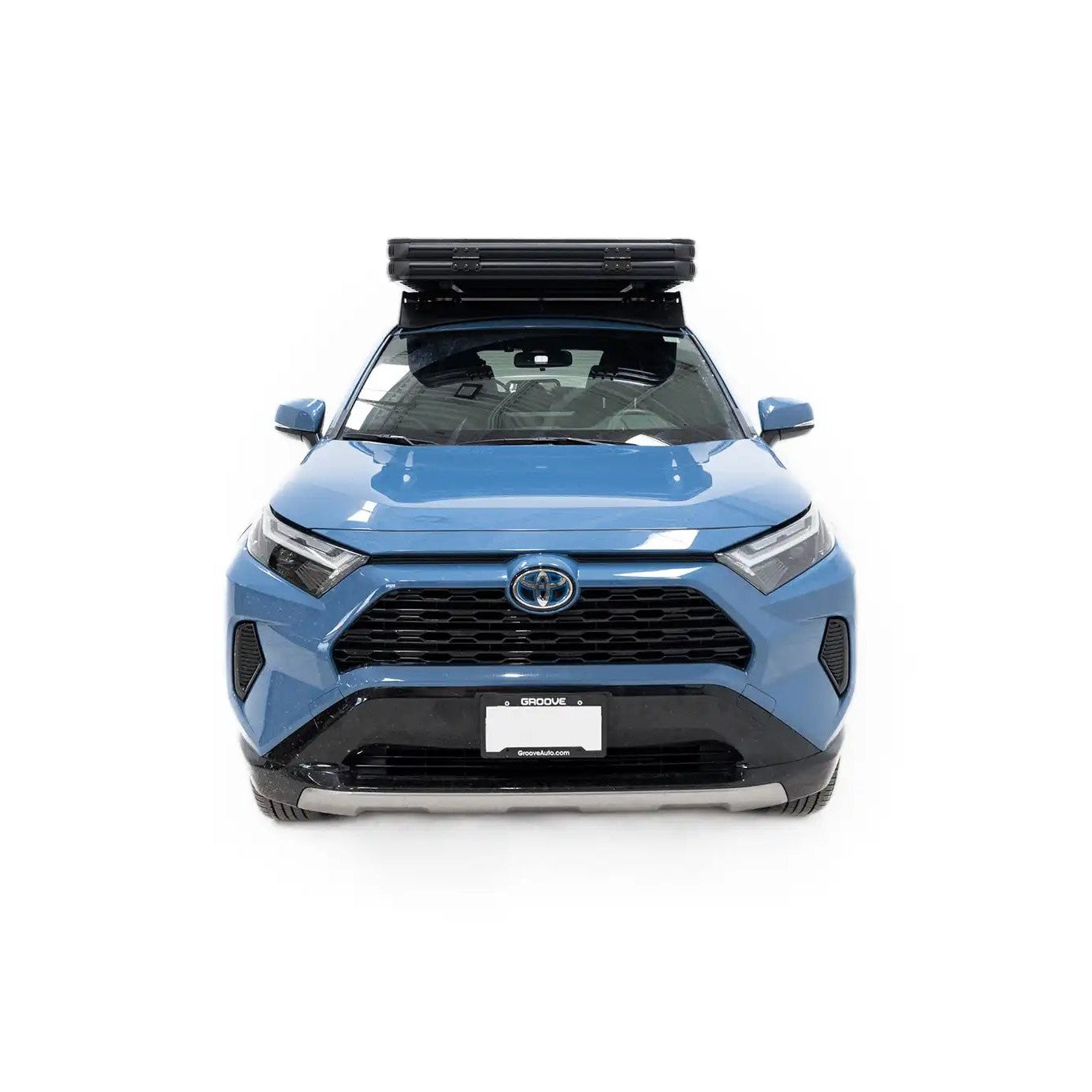 Front-facing photo of the FSR Aspen Lite Standard Rooftop Tent by Free Spirit Recreation when closed.