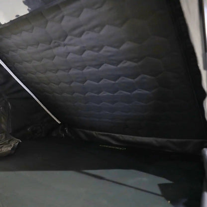 Image of the interior of the FSR Aspen Pro XL roof top tent from Freespirit Recreation