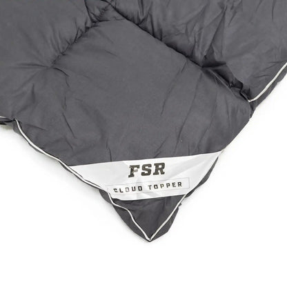 Freespirit Recreation Cloud Topper quilted mattress topper for rooftop tents with 'FSR' branding