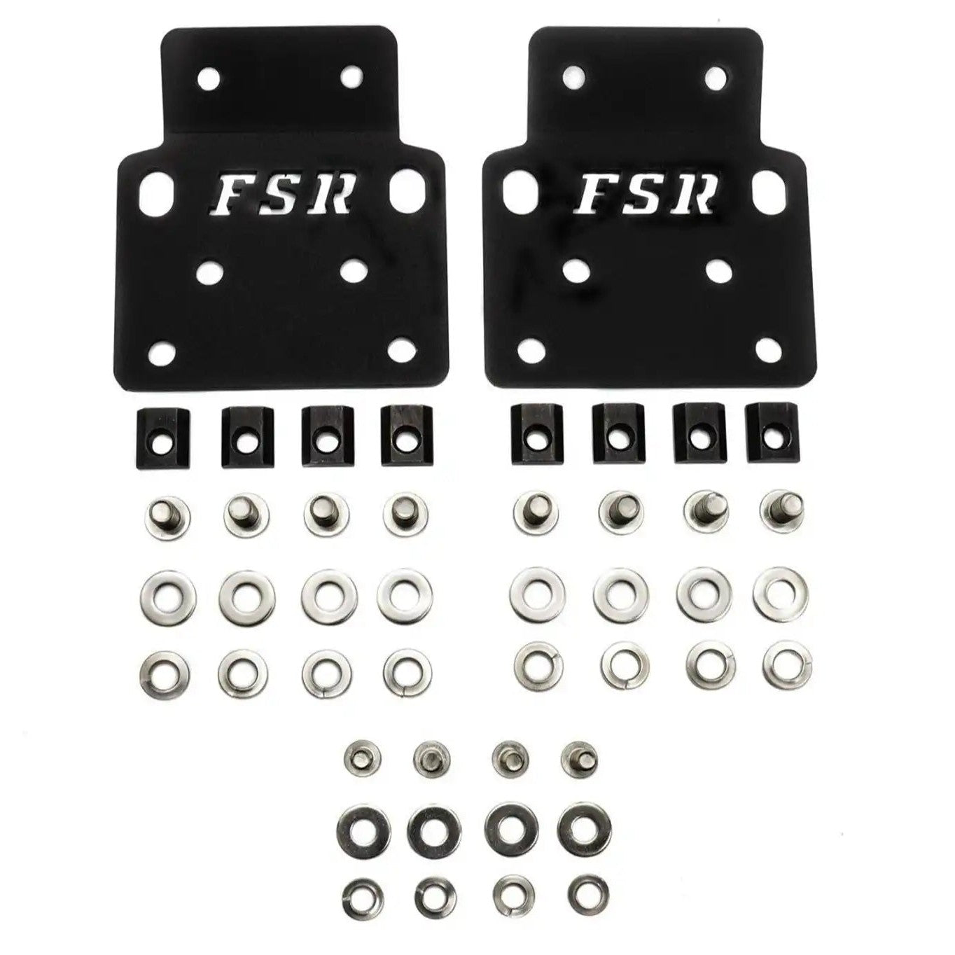 Mounting hardware included with the FSR Hardshell RTT Crossbars for Free Spirit Recreation hard shell rooftop tents