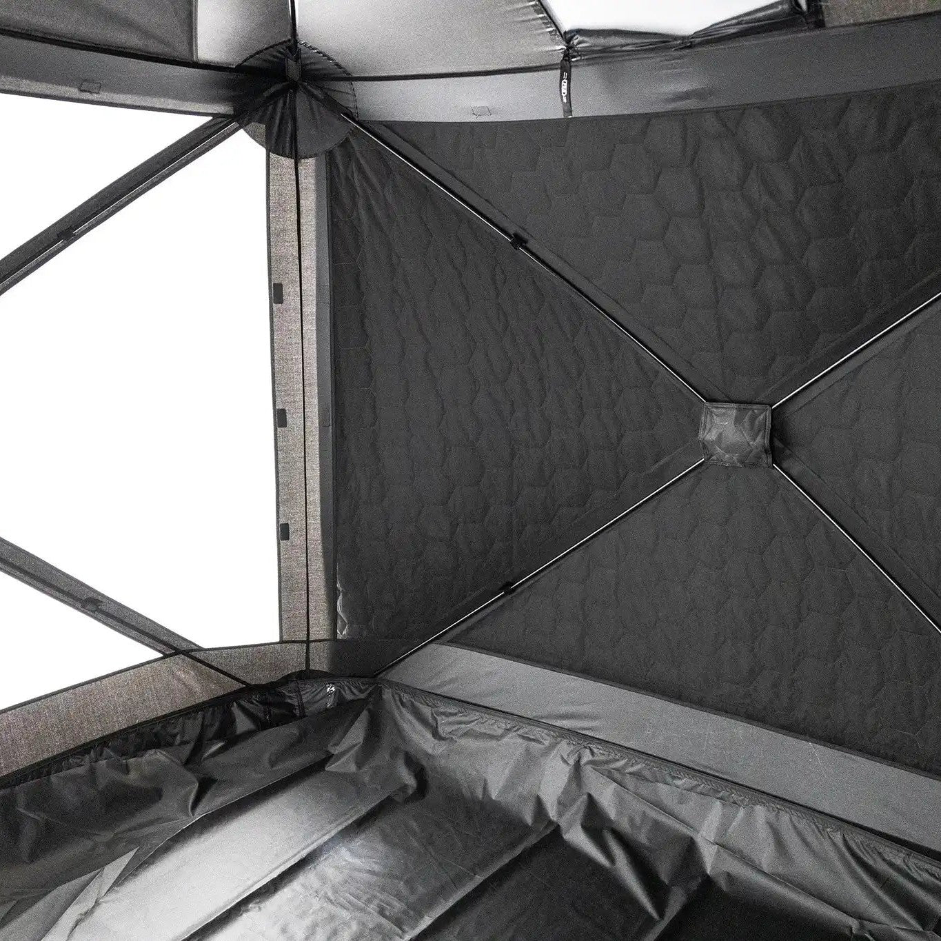 Interior of the FSR Hub 4XL Tent pop up 4 Person family camping and glamping tent from Freespirit Recreation