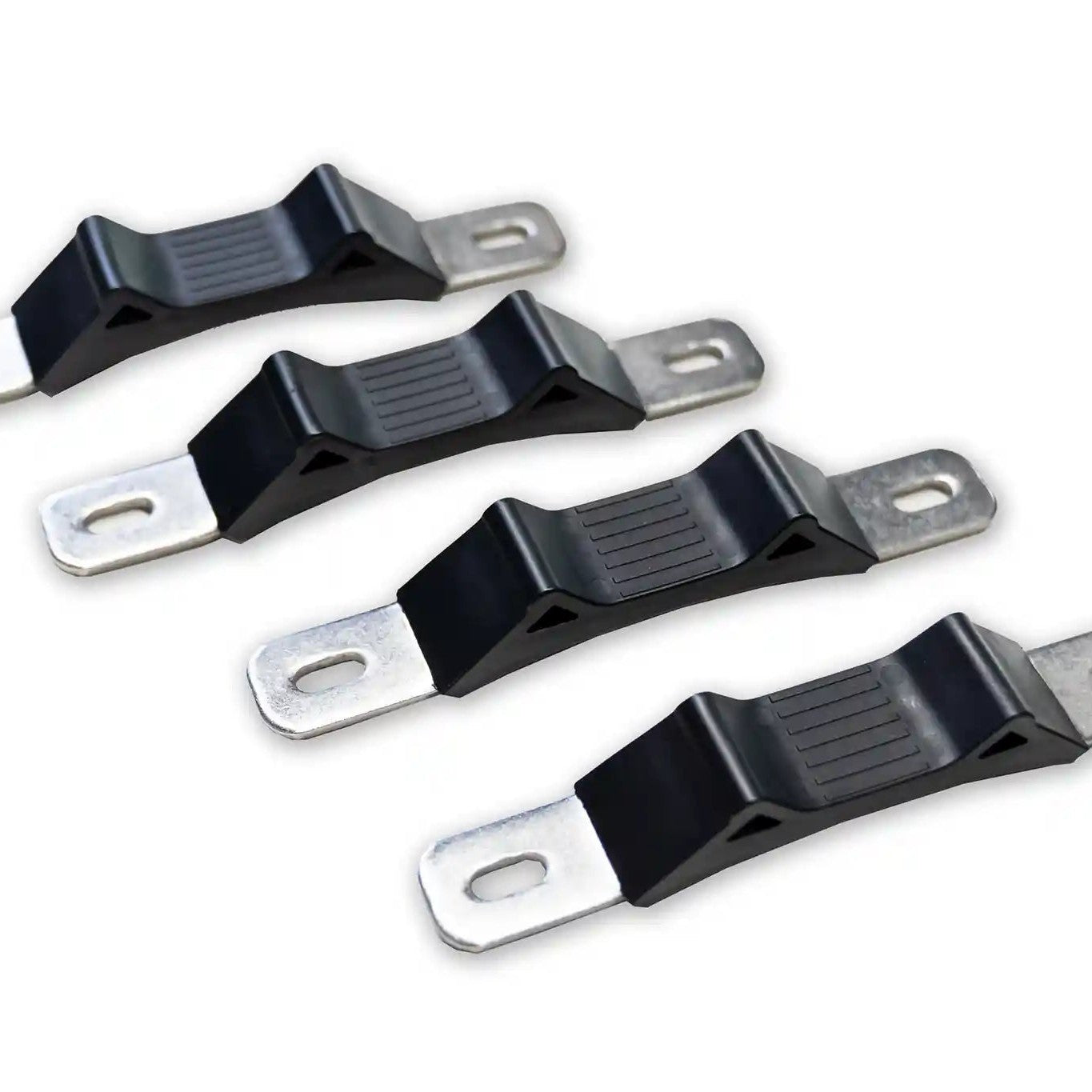 Close up of top of the FSR Roof Top Tent mounting hardware crossbar brackets from Free Spirit Recreation