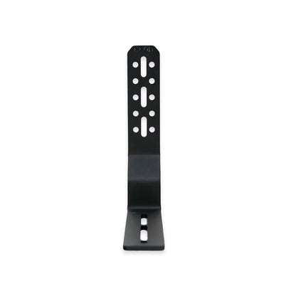 Roof rack attachment side of the FSR Universal Awning Bracket from Free Spirit Recreation for mounting a car awning to platform style roof racks