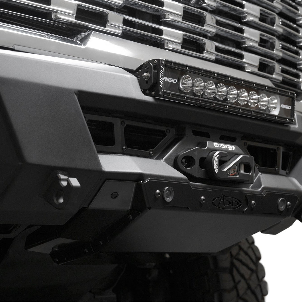 Addictive Desert Designs Phantom Winch Front Bumper for GMC Sierra 2500/3500 HD — image 6