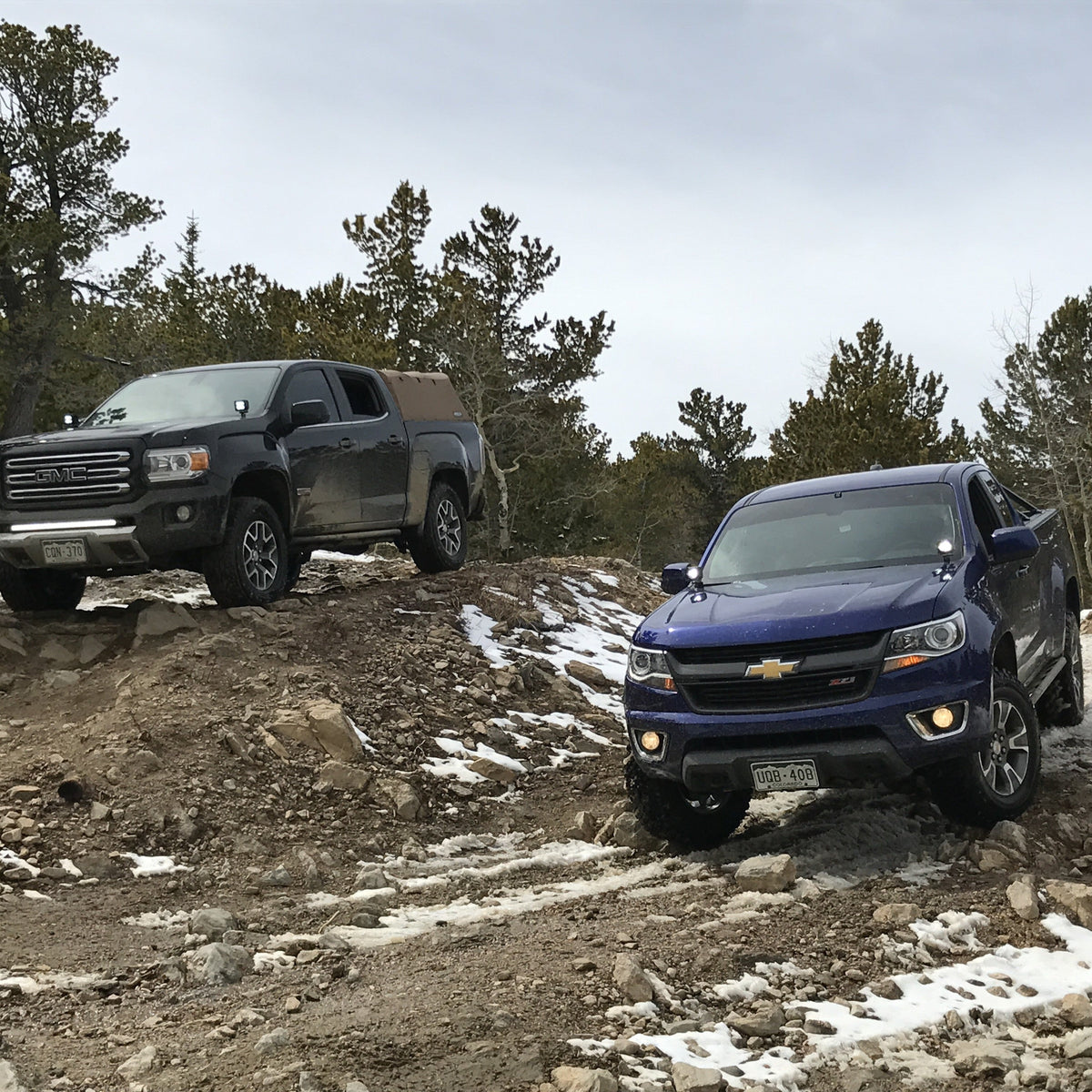 2015-2018 Chevy Colorado Ditch Light Brackets - Rago Fabrication