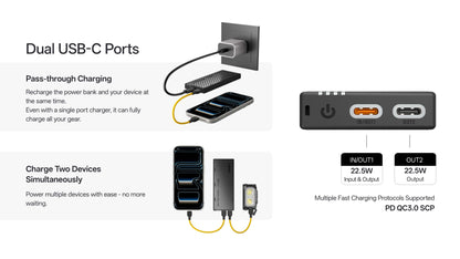 Nitecore NB10000 Gen4 (Gen 4) Ultralight 10000mAh Power Bank