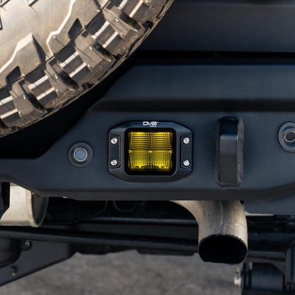 DV8 Offroad Elite Series 3-Inch Amber Flush Mount LED Pod Light — image 6