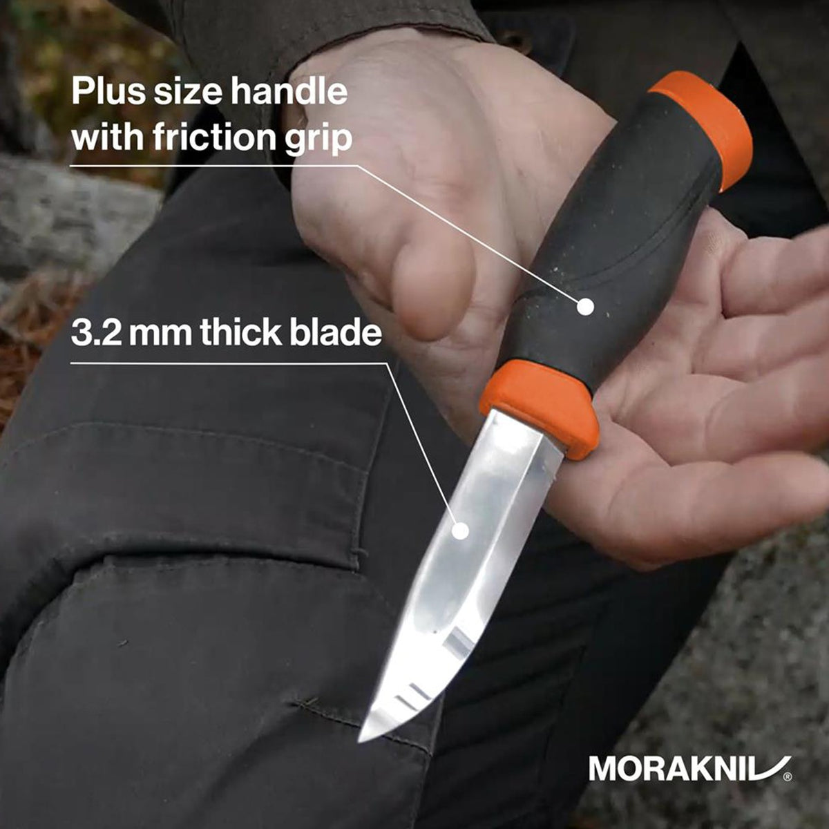 Morakniv Companion Heavy Duty Carbon Steel Fixed Blade Knife — image 4