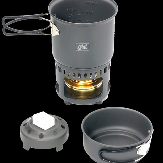 Esbit Alcohol Burner and Trekking Cookset — image 1