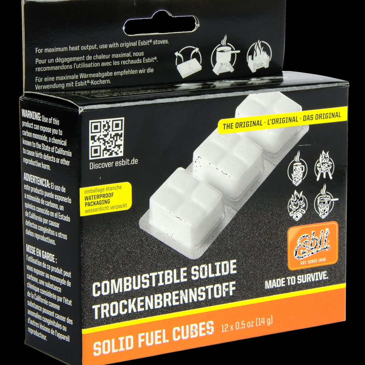 Esbit Solid Fuel Tablets 12-Pack, 14 g Each — image 2