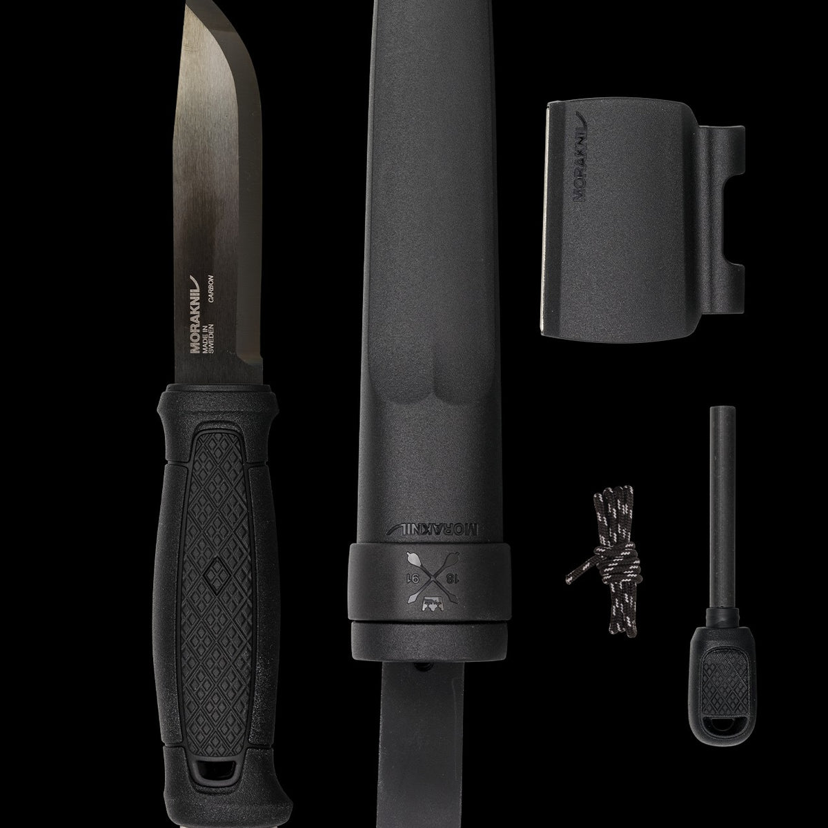 Morakniv Garberg BlackBlade Carbon Steel Knife with Survival Kit — image 1