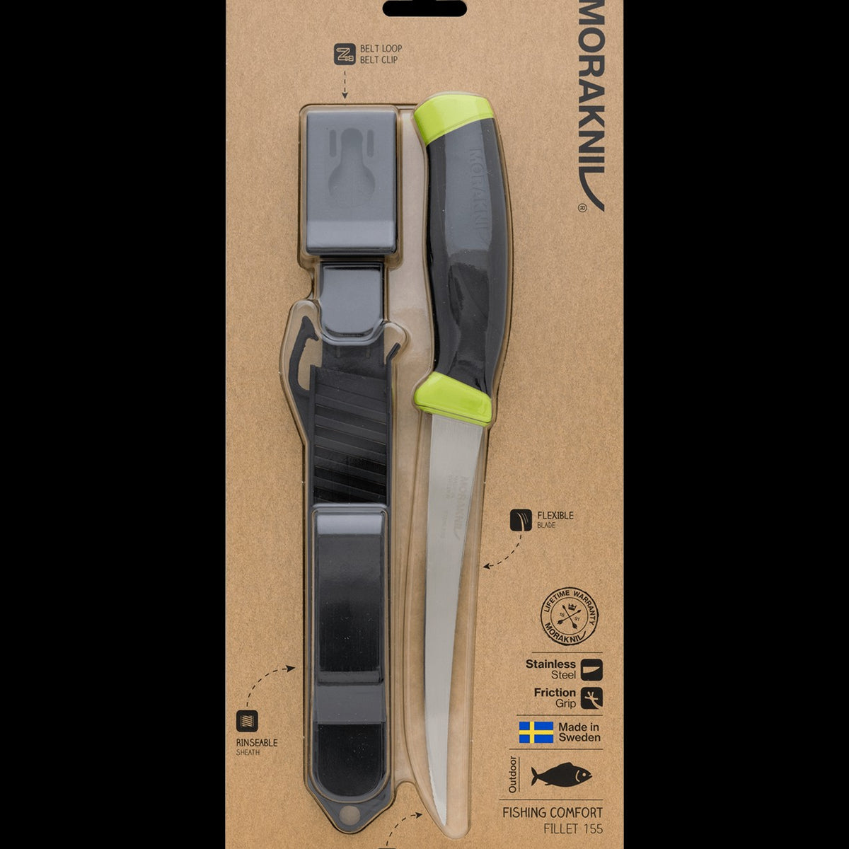 Morakniv Fishing Comfort Fillet 155 Stainless Steel Fillet Knife — image 3