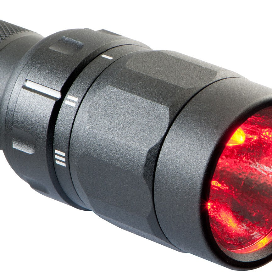 pelican 2370 waterproof led night vision red flashlight