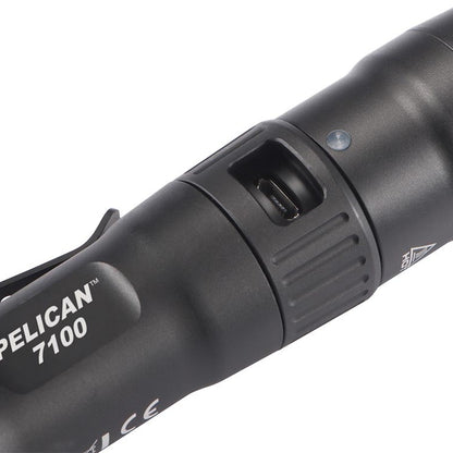 shop pelican usb rechargeable flashlight 7100 led light
