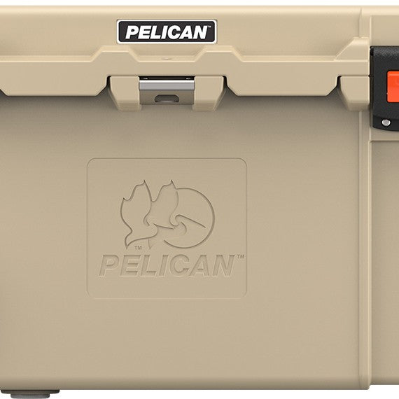 shop pelican 80qt buy hunting rolling coolers tan