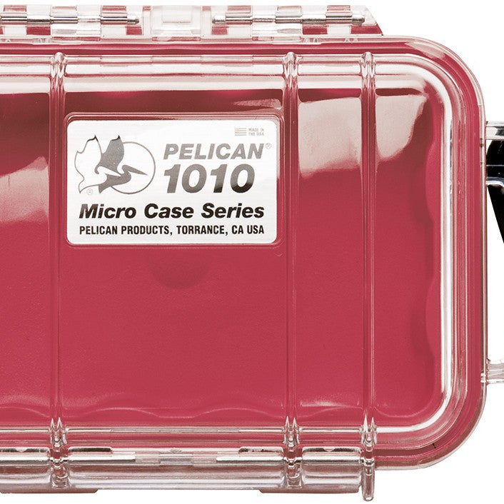 pelican 1010 watertight marine red micro case