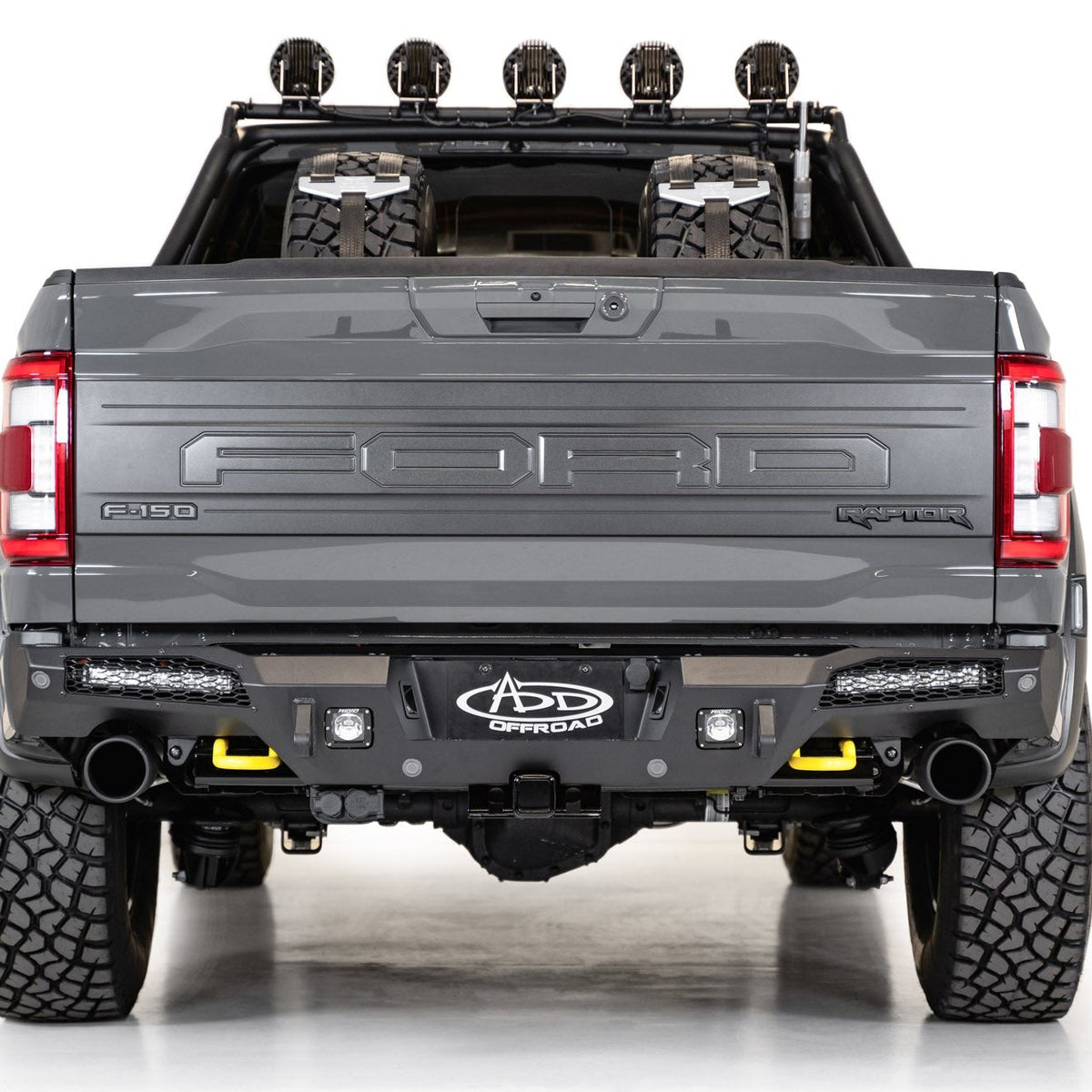 Addictive Desert Designs HoneyBadger Rear Bumper for Ford F-150 Raptor — image 2