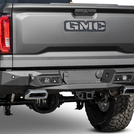 2019 - 2022 Chevy/GMC 1500 Stealth Fighter Rear Bumper w/ Exhaust Tips