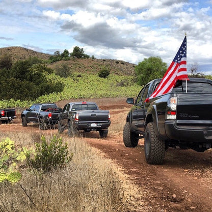 Toyota Bed Rail - Flag Holder - Rago Fabrication