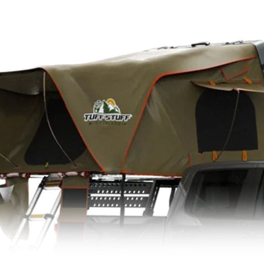 Tuff Stuff ALPHA® Hard Top Side Open Tent, Gray, 3+ Person - Tuff Stuff Overland - Roof Top Tent