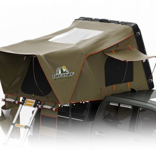 Tuff Stuff ALPHA II® Hard Top Side Open Tent, Black, 2 Person - Tuff Stuff Overland - Roof Top Tent