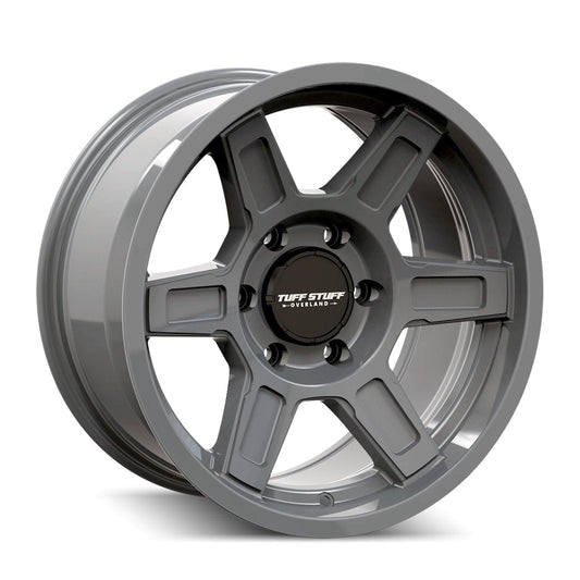 Tuff Stuff Overland® Ascent Wheel 17x8.5 - Alpha Gray - Tuff Stuff Overland - Wheels