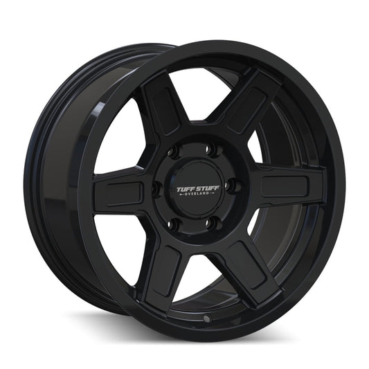 Tuff Stuff Overland® Ascent Wheel 17x8.5 - Gloss Black - Tuff Stuff Overland - Wheels