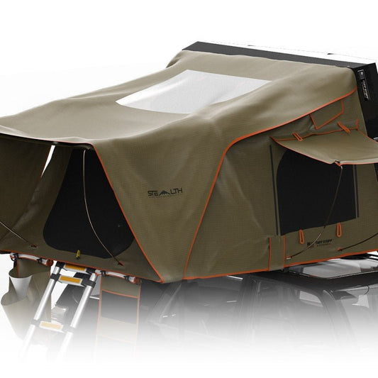 Tuff Stuff® Stealth™ Aluminum Side Open Tent, 3+ Person - Tuff Stuff Overland - Roof Top Tent