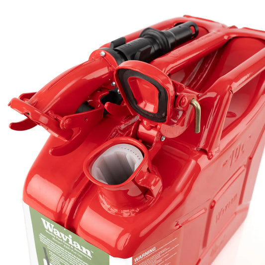 Wavian Jerry Can - 2.6 Gallon Capacity (10 Liters) | The Original NATO Gas Can