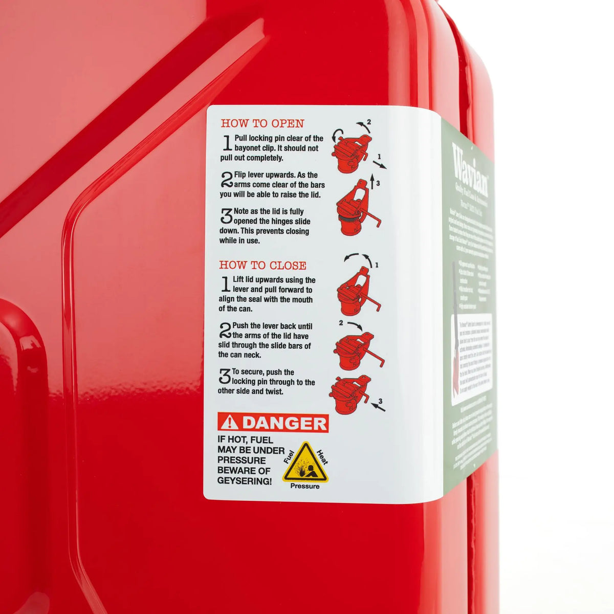 Wavian Jerry Can - 5.3 Gallon Capacity (20 Liters) | The Original NATO Gas Can