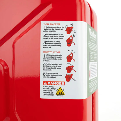 Wavian Jerry Can - 5.3 Gallon Capacity (20 Liters) | The Original NATO Gas Can